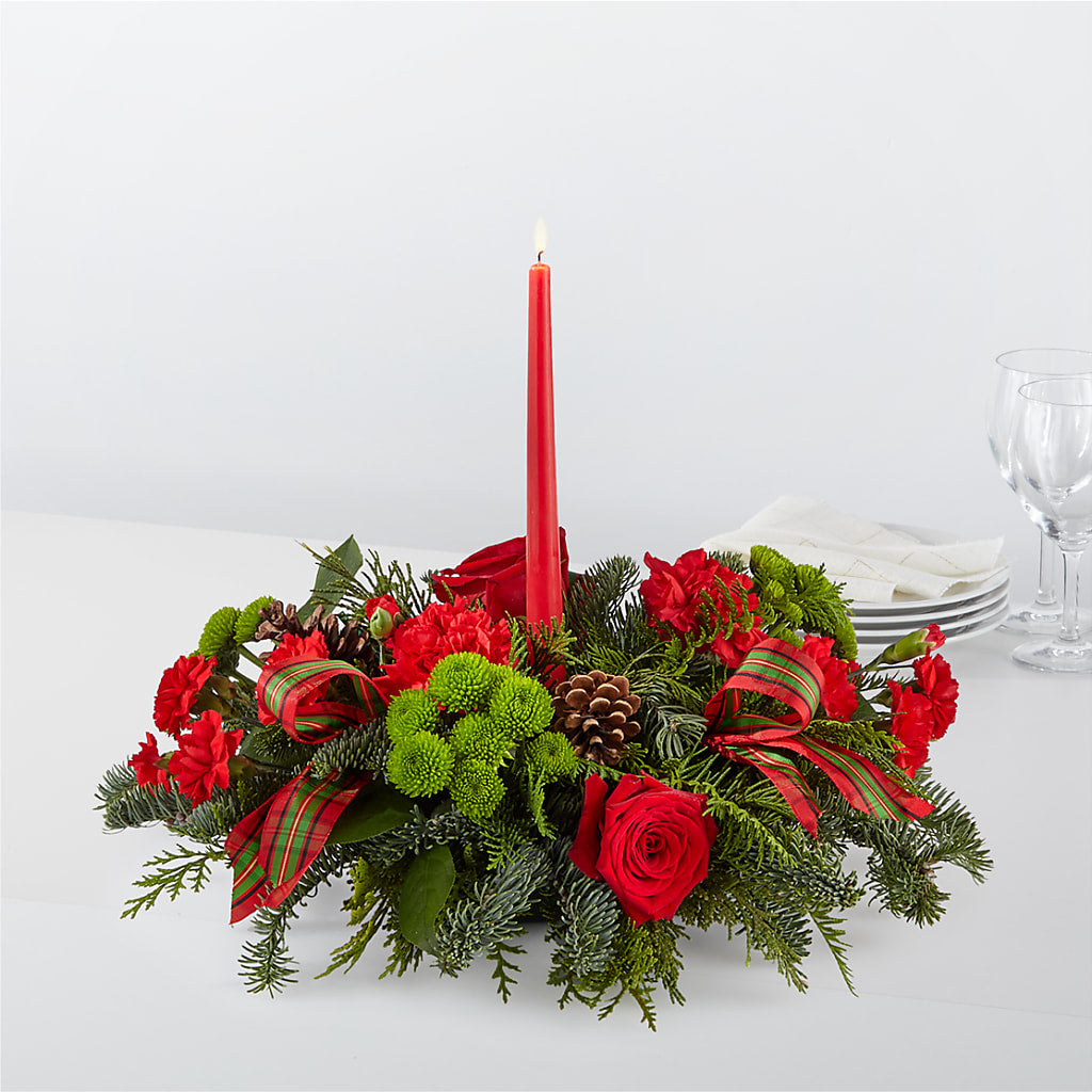 By the Candlelight Centerpiece – Moderna Flowers, Rosamond CA