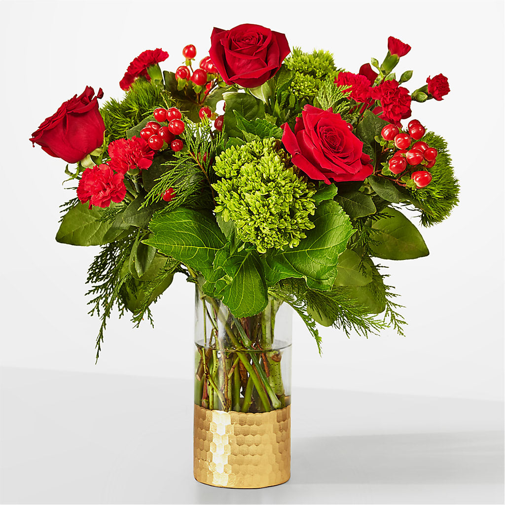 Plaid Throw Bouquet – Moderna Flowers, Rosamond CA