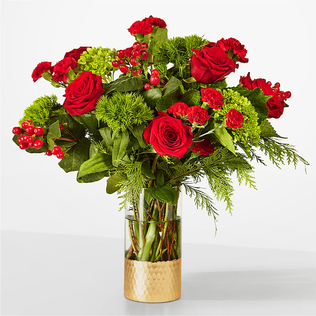 Plaid Throw Bouquet – Moderna Flowers, Rosamond CA