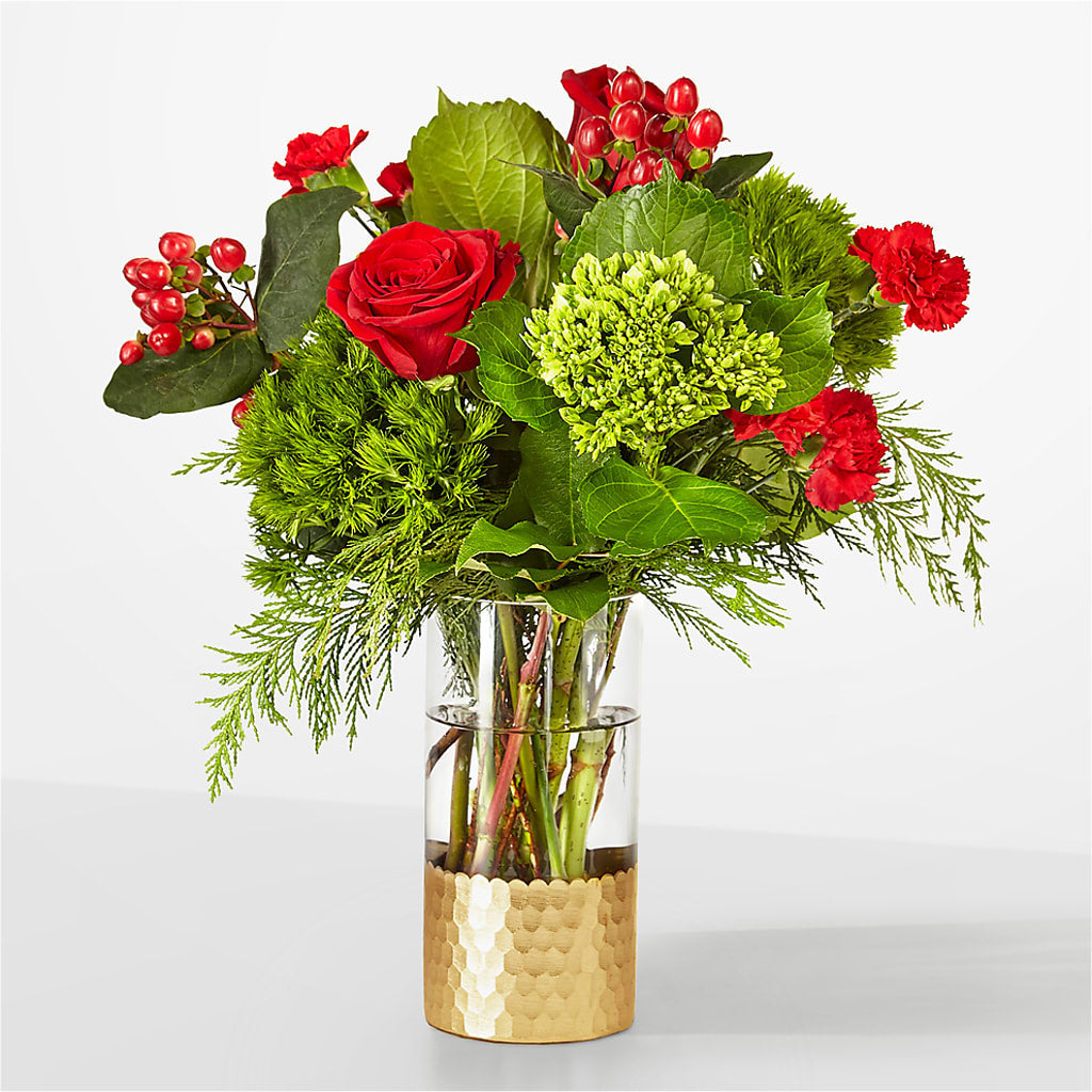 Plaid Throw Bouquet – Moderna Flowers, Rosamond CA