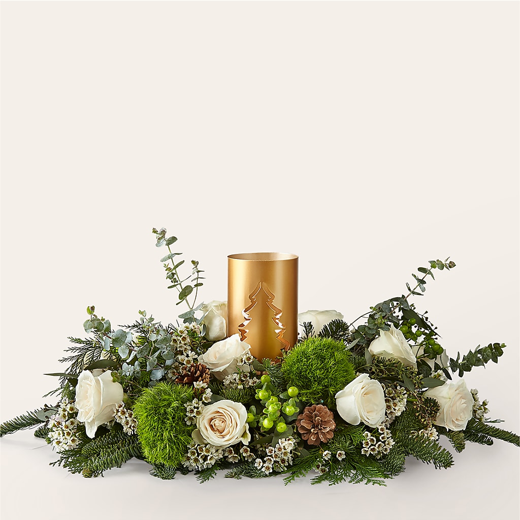 Chestnuts Roasting Centerpiece – Moderna Flowers, Rosamond CA