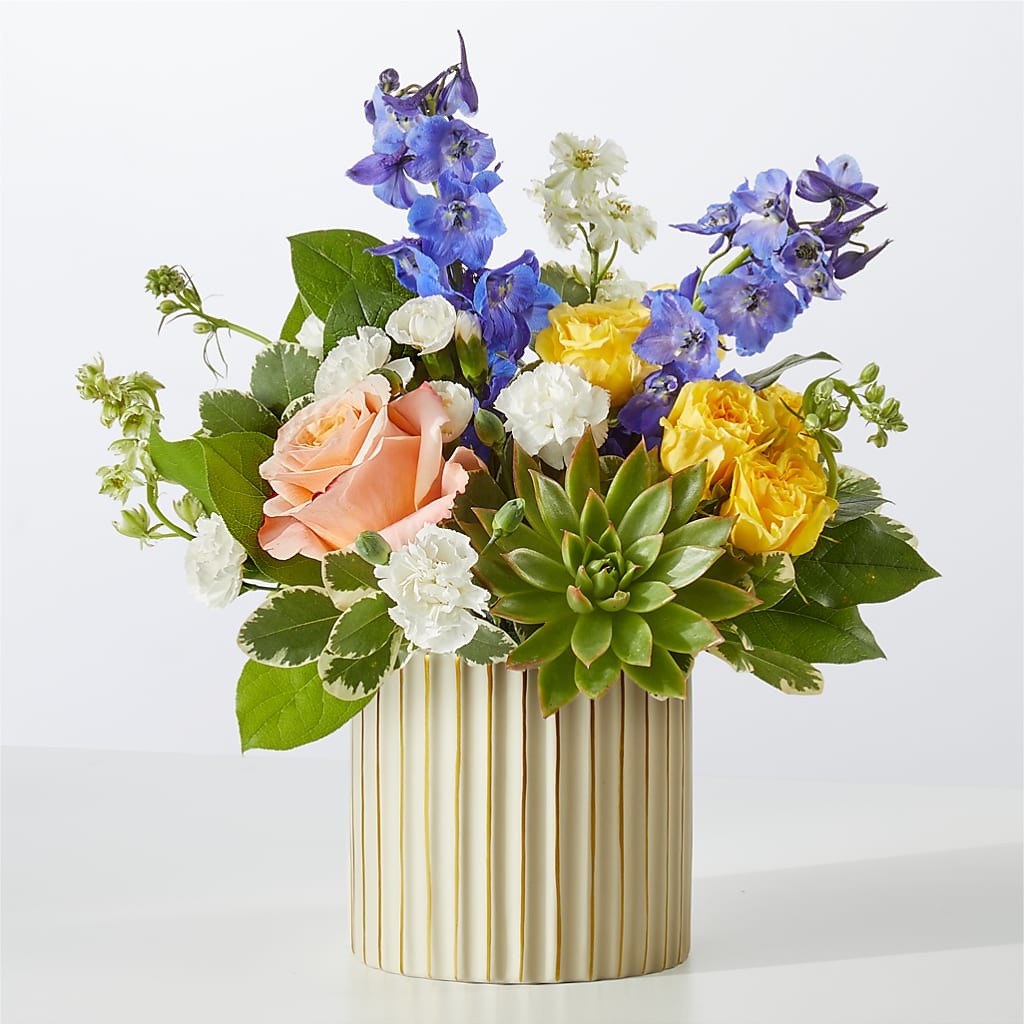 Cobalt Reverie Bouquet – Moderna Flowers, Rosamond CA
