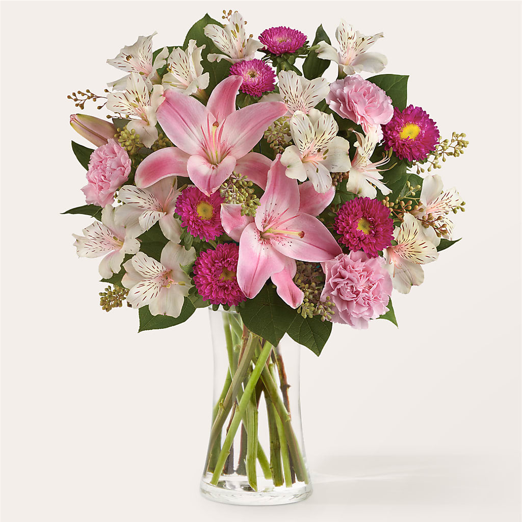 Feeling Fuchsia Bouquet – Moderna Flowers, Rosamond CA