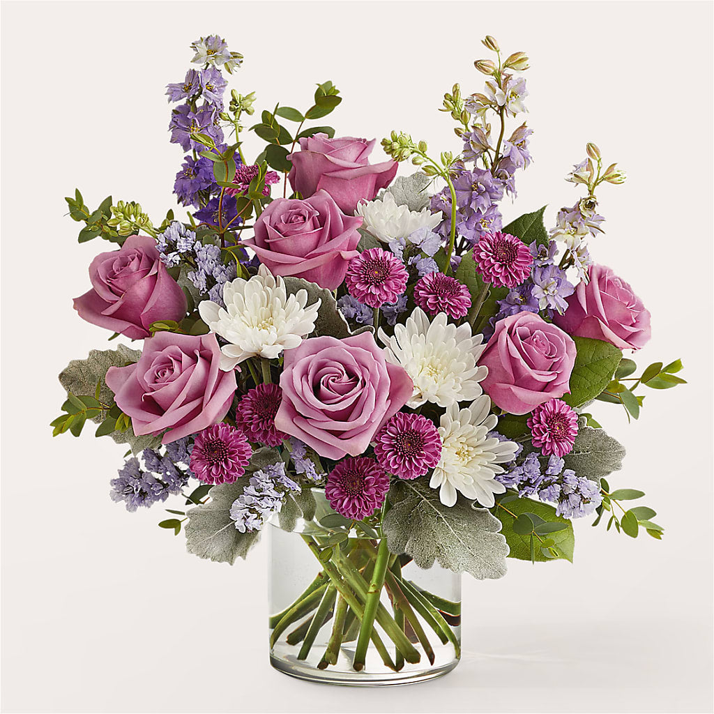 Violet Frost Bouquet – Moderna Flowers, Rosamond CA