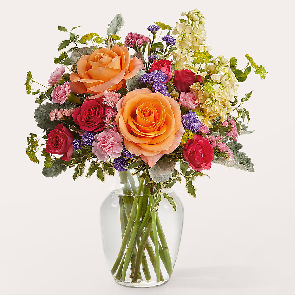Tangerine Tango Bouquet – Moderna Flowers, Rosamond CA