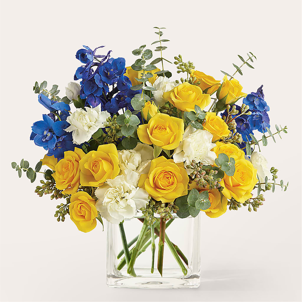 Sparkling Citrine Bouquet – Moderna Flowers, Rosamond CA