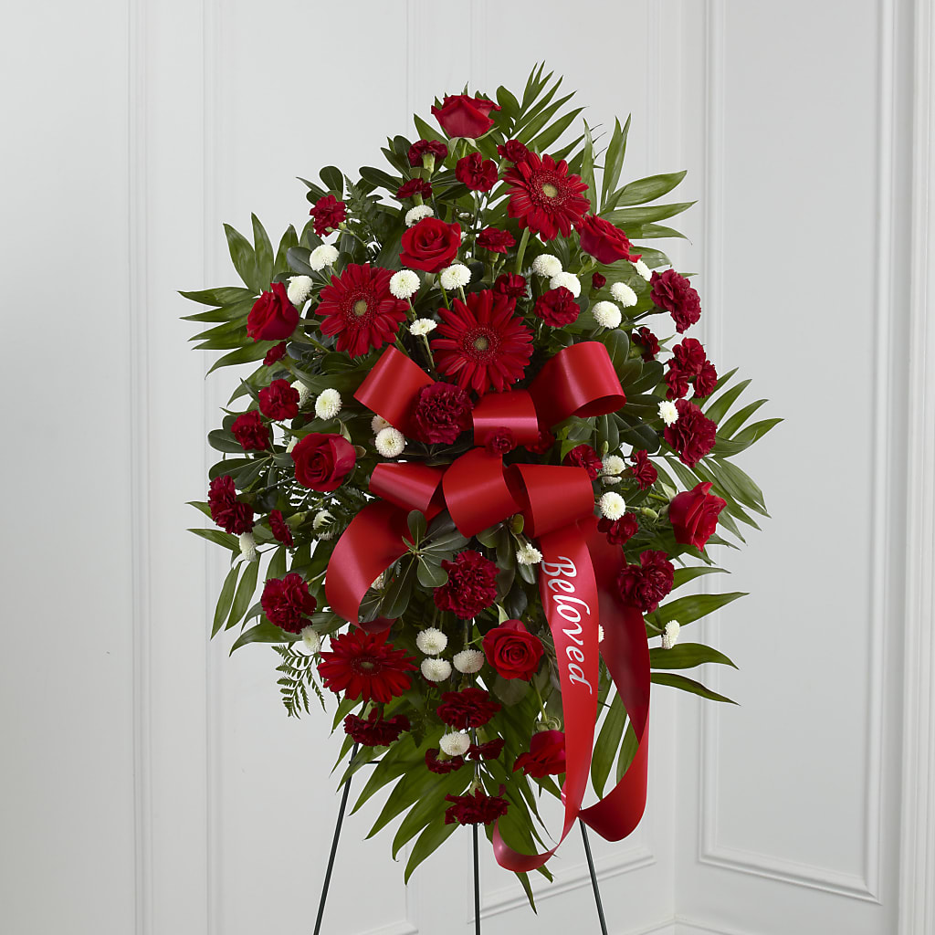 Treasured Memories Standing Spray – Moderna Flowers, Rosamond CA
