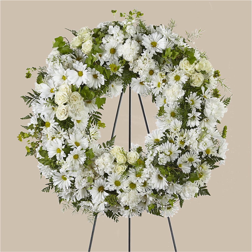 Faithful Wishes Wreath – Moderna Flowers, Rosamond CA