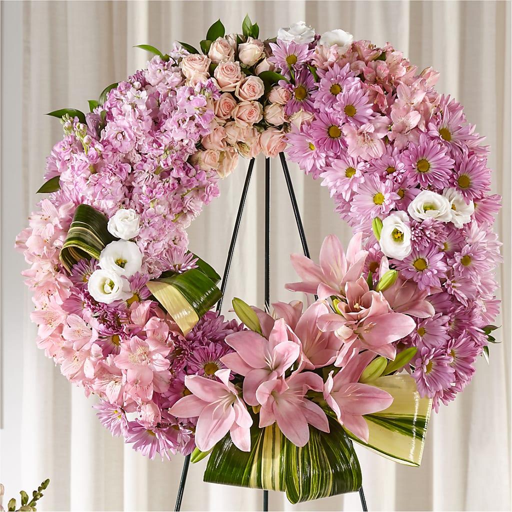 Gift of Warmth Wreath – Moderna Flowers, Rosamond CA