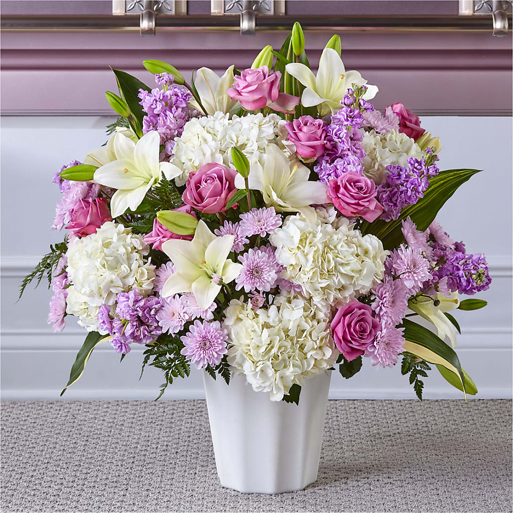 Heaven Sent Floor Basket – Moderna Flowers, Rosamond CA