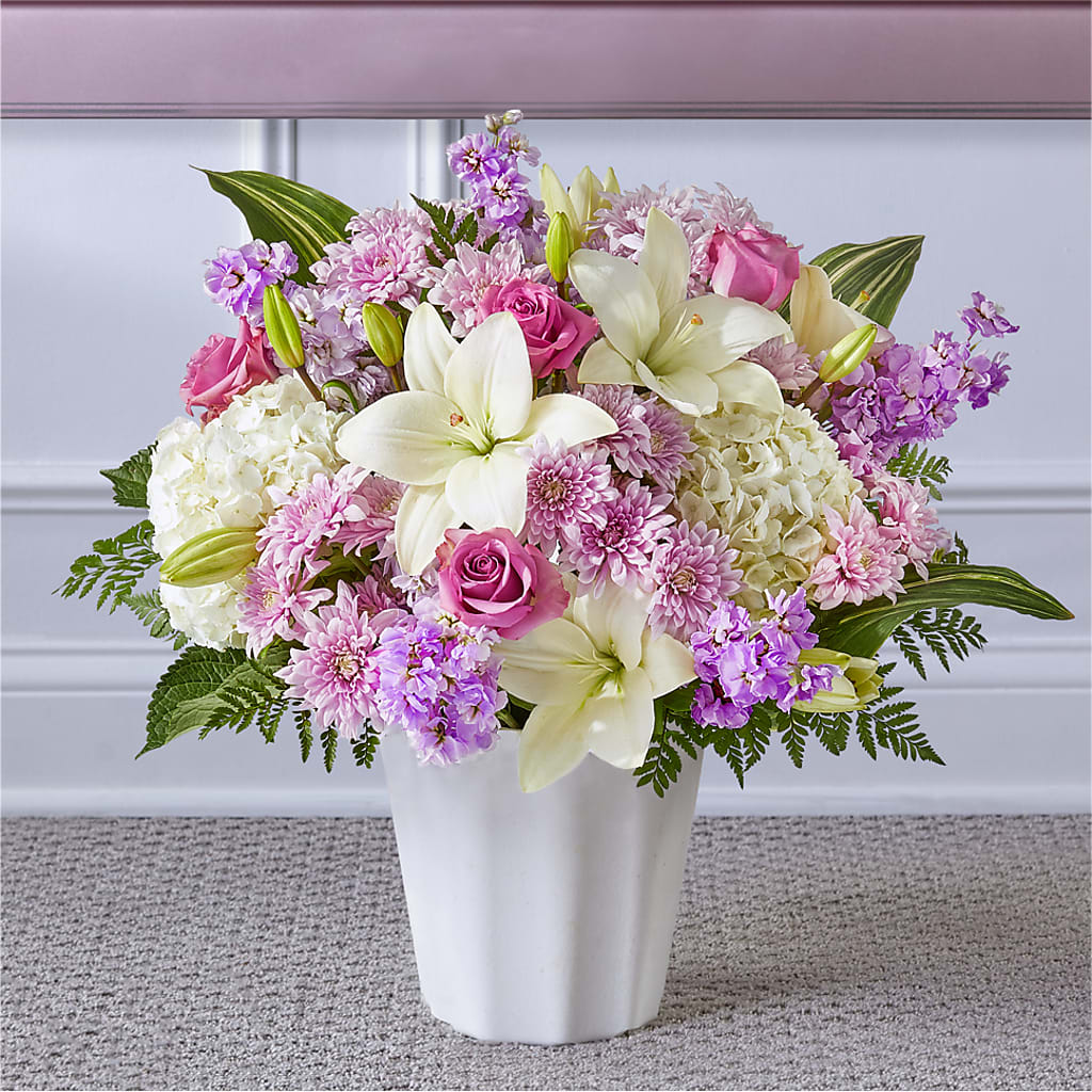 Heaven Sent Floor Basket – Moderna Flowers, Rosamond CA
