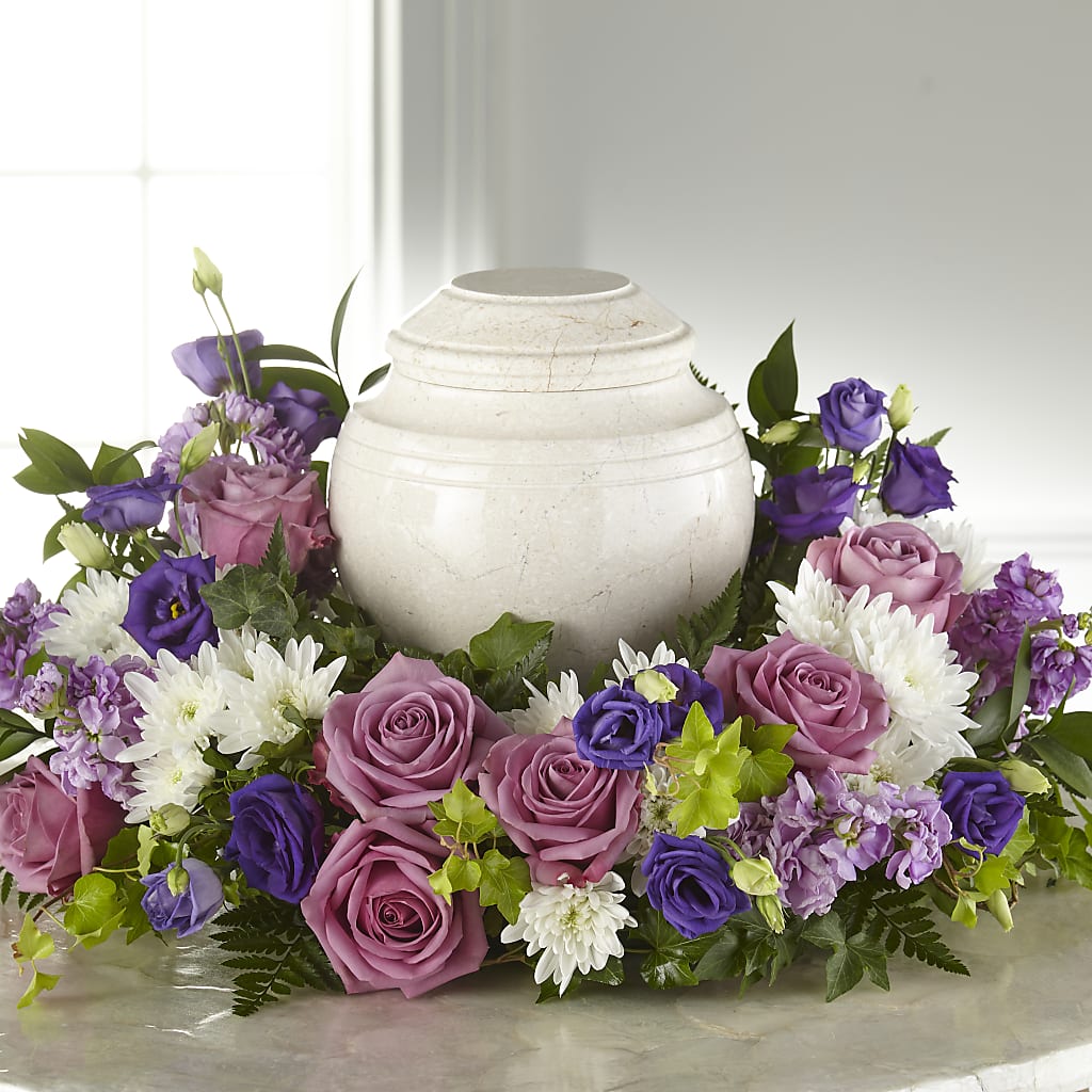 Blooming Sympathy Cremation Adornment – Moderna Flowers, Rosamond CA