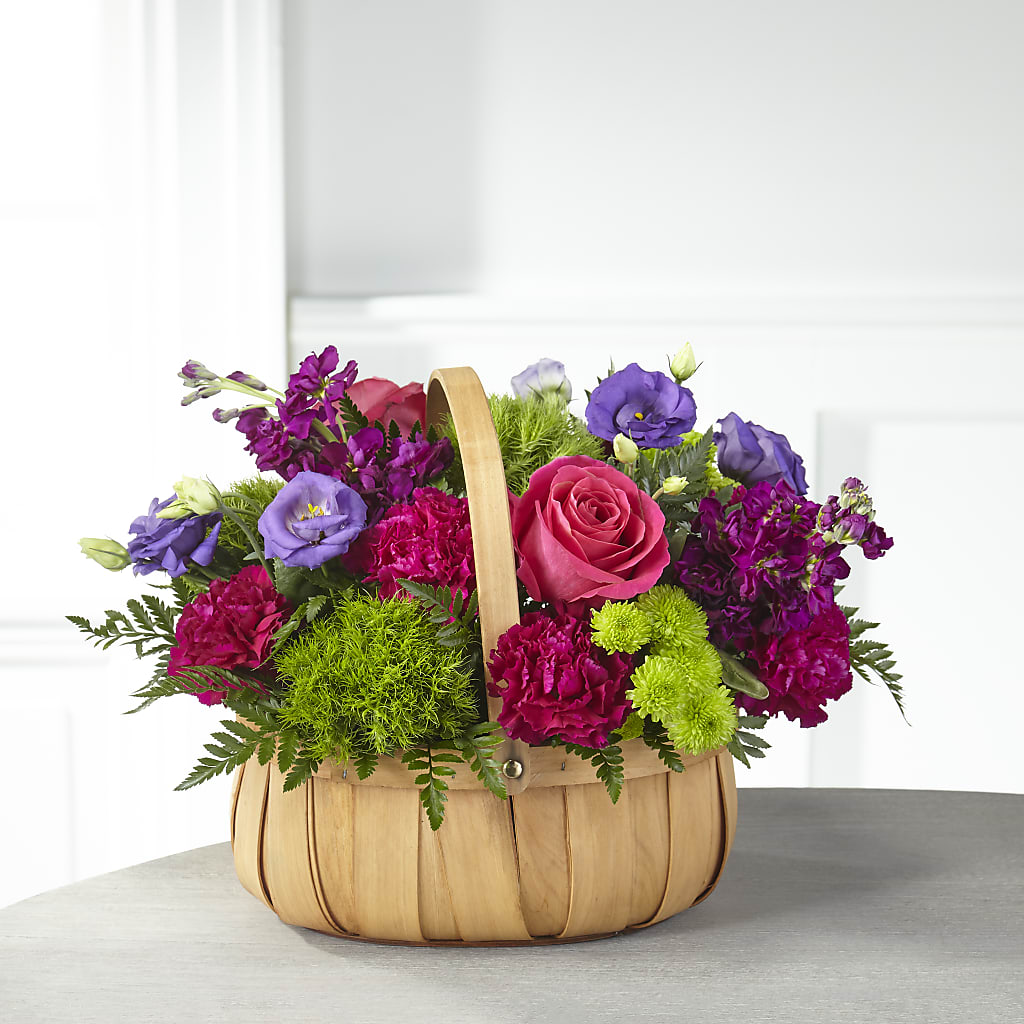 Serene Sanctuary Basket – Moderna Flowers, Rosamond CA
