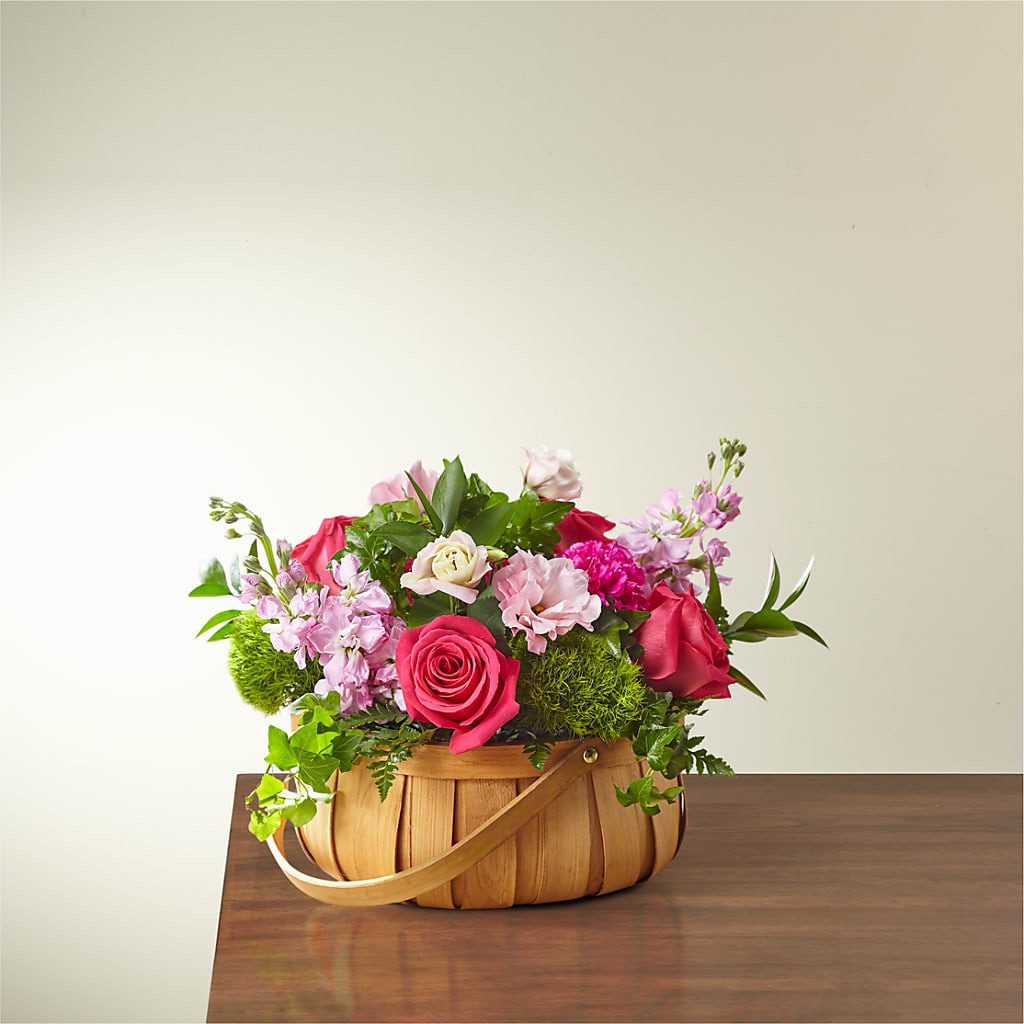 Radiance in Bloom Basket – Moderna Flowers, Rosamond CA