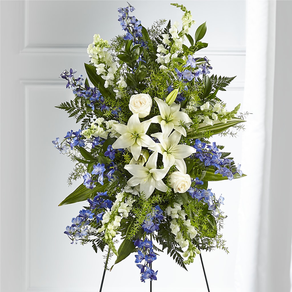 Faithful Friend Standing Spray – Moderna Flowers, Rosamond CA