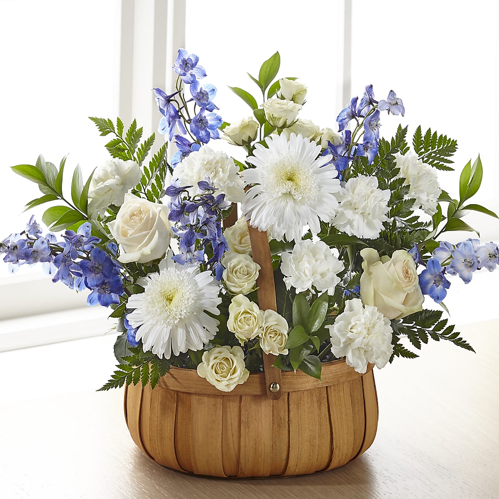 Harmony & Grace Basket – Moderna Flowers, Rosamond CA