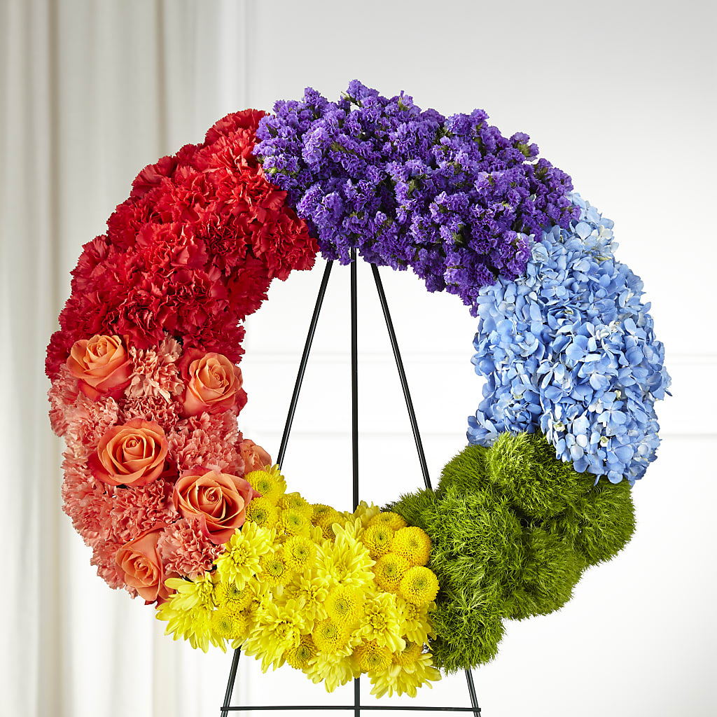 Circle of Love Wreath – Moderna Flowers, Rosamond CA