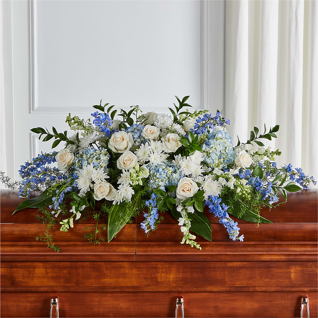 Timeless Essence Casket Spray – Moderna Flowers, Rosamond CA
