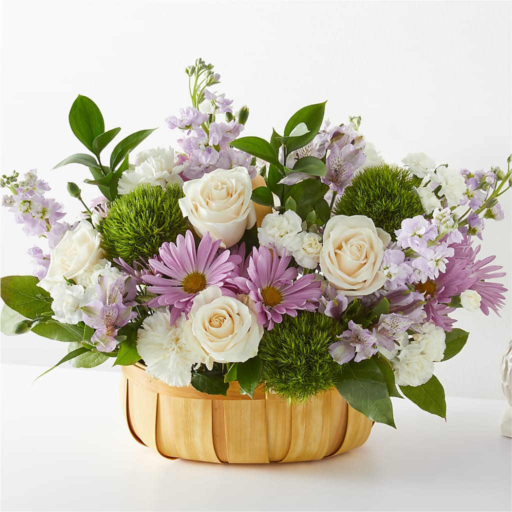 Peace & Love Basket – Moderna Flowers, Rosamond CA
