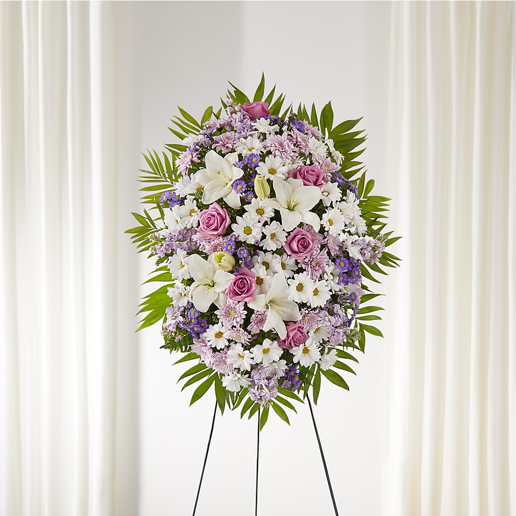 Surrounded by Love Standing Spray – Moderna Flowers, Rosamond CA