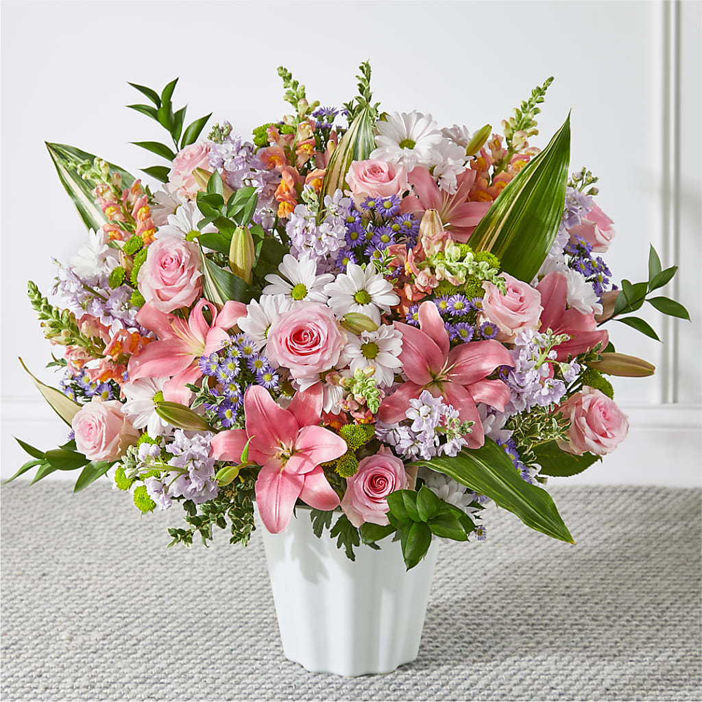 Abundant Compassion Floor Basket – Moderna Flowers, Rosamond CA