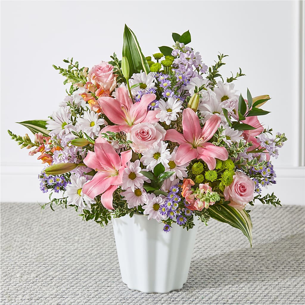 Abundant Compassion Floor Basket – Moderna Flowers, Rosamond CA