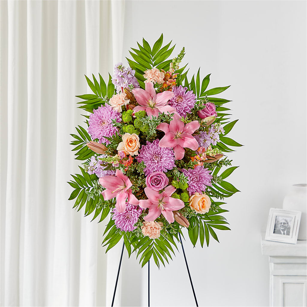 Love & Light Standing Spray – Moderna Flowers, Rosamond CA