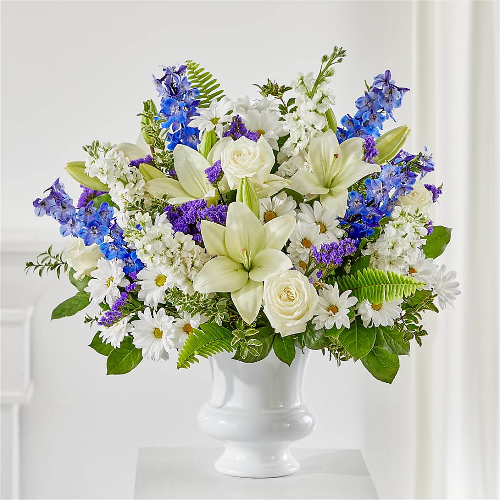 Expressions of Hope Urn Arrangement – Moderna Flowers, Rosamond CA