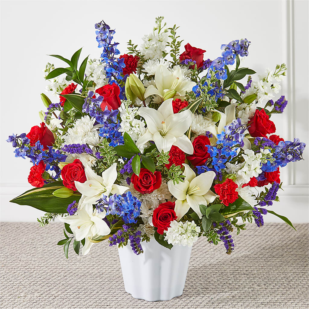 Consoled Floor Basket – Moderna Flowers, Rosamond CA