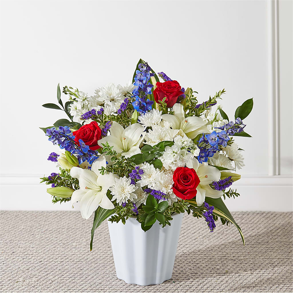 Consoled Floor Basket – Moderna Flowers, Rosamond CA