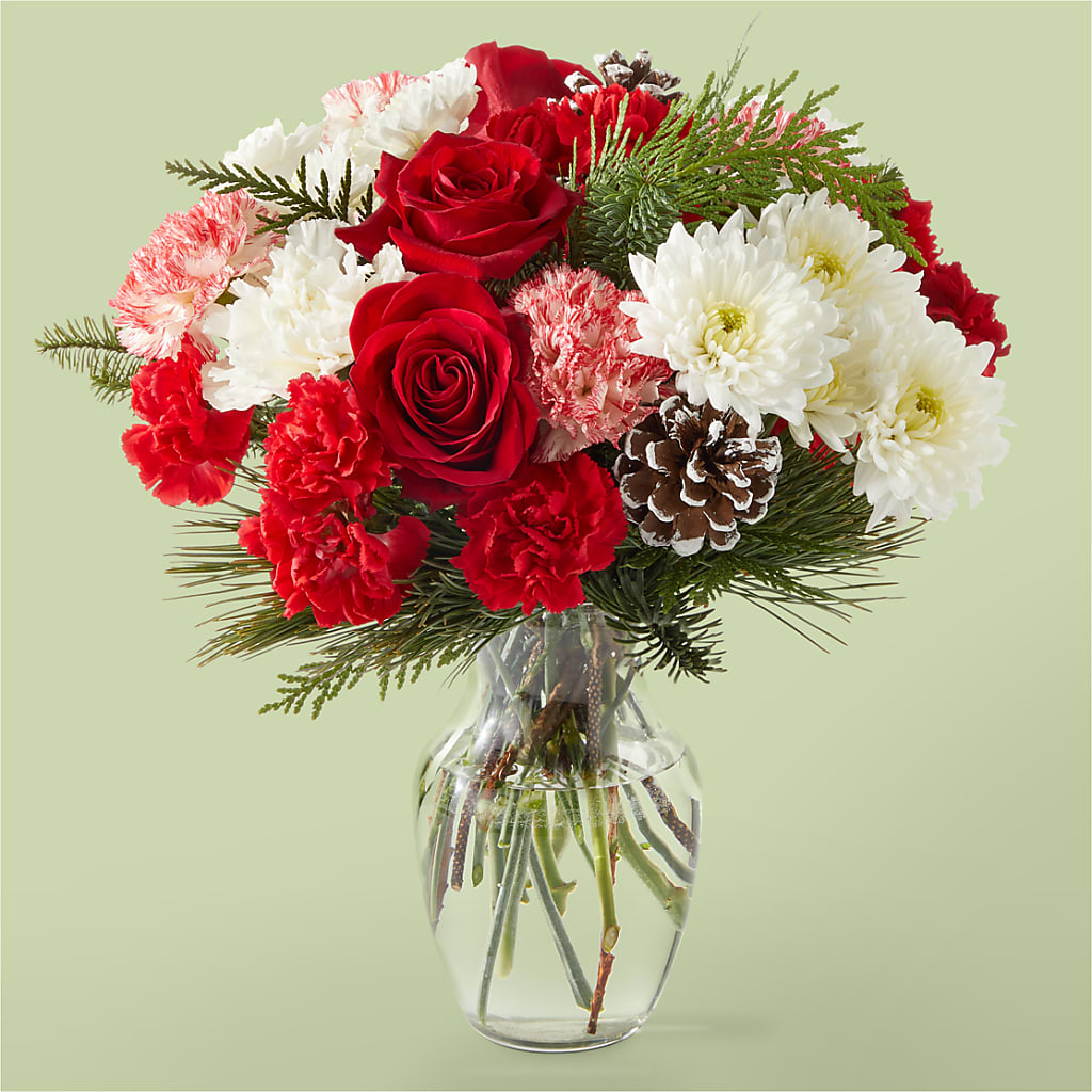 Candy Cane Lane Bouquet – Moderna Flowers, Rosamond CA