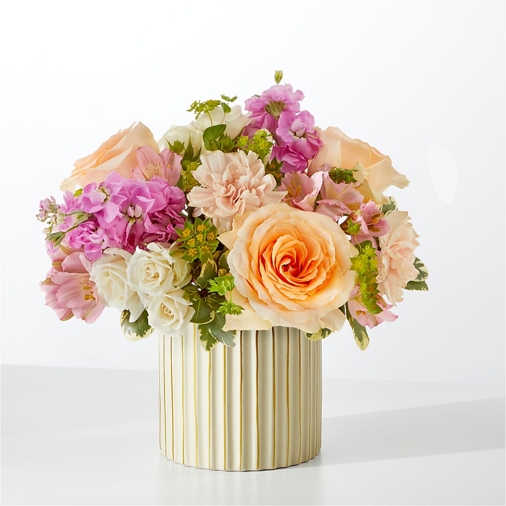 Paradise Bouquet with Ivory Vase – Moderna Flowers, Rosamond CA