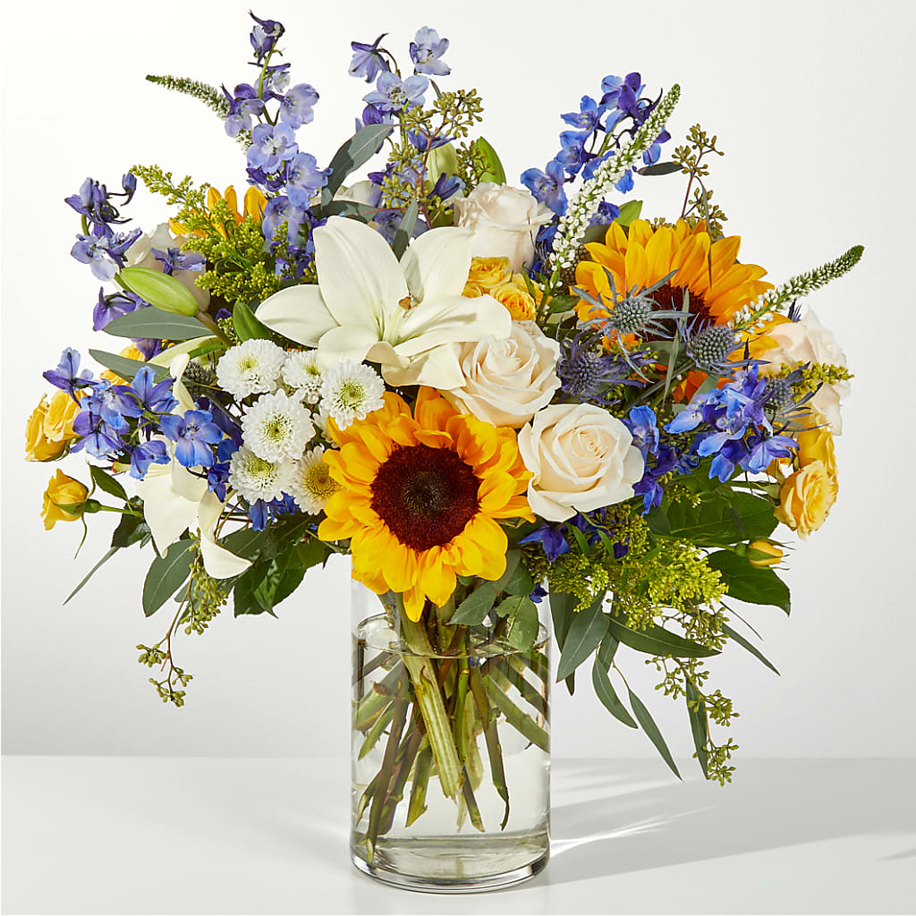 Wonderfully Sunny Bouquet – Moderna Flowers, Rosamond CA