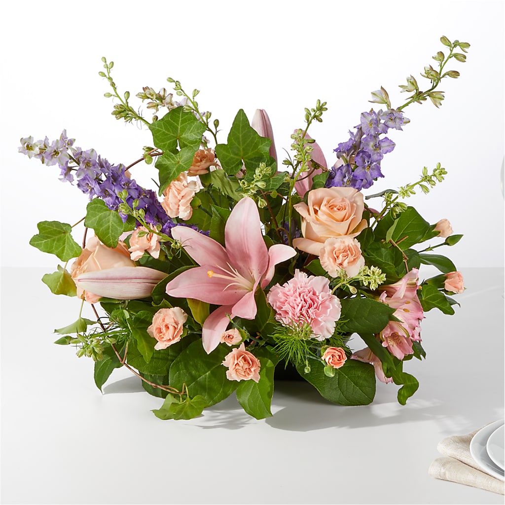 Blossom Time Centerpiece – Moderna Flowers, Rosamond CA