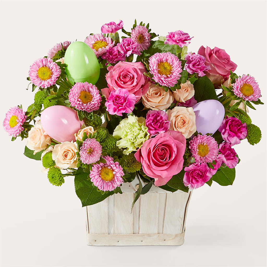 Get Eggcited Basket – Moderna Flowers, Rosamond CA
