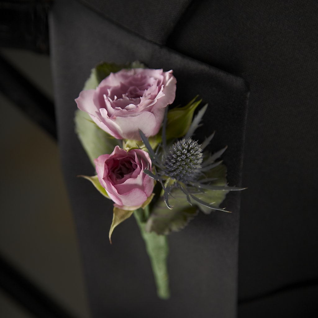 Veronica Boutonniere – Moderna Flowers, Rosamond CA