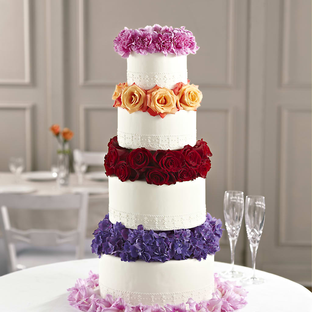 Infinite Love Cake Décor – Moderna Flowers, Rosamond CA