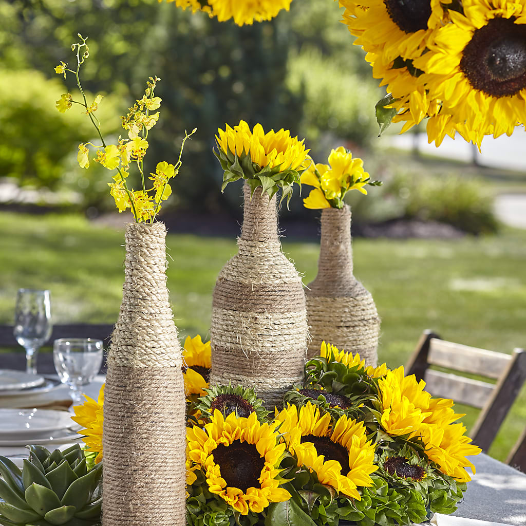 Sublime Garden Centerpiece – Moderna Flowers, Rosamond CA