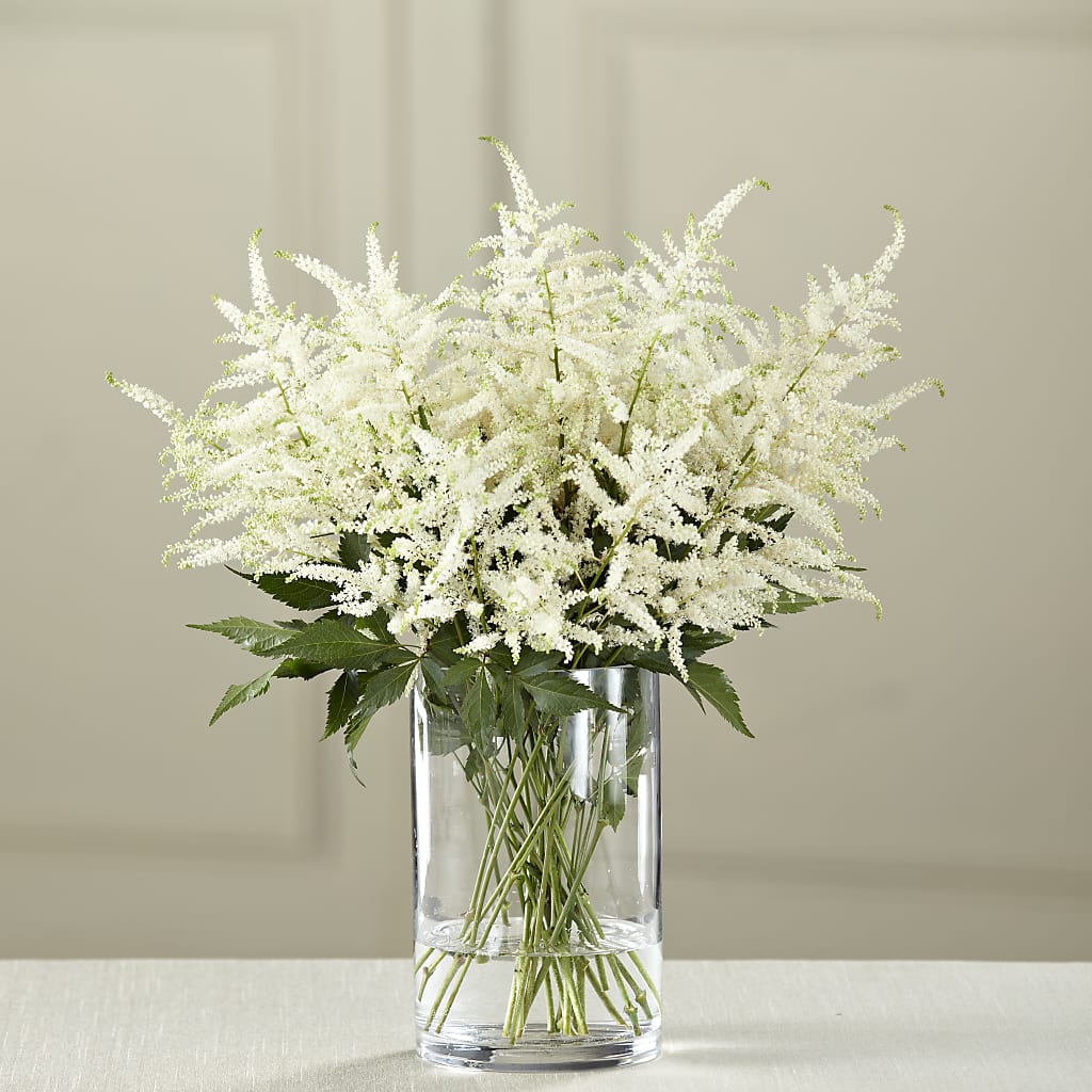 White Astilbe Bouquet – Moderna Flowers, Rosamond CA