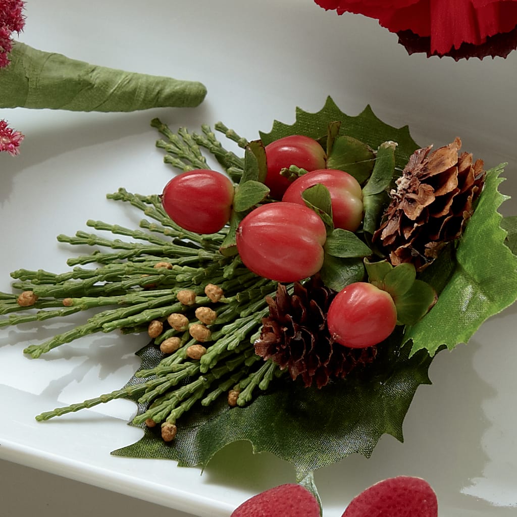 Red Berry Boutonniere – Moderna Flowers, Rosamond CA