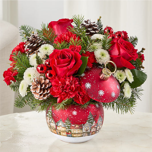 Christmas Carols Ornament –  Moderna Flowers, Rosamond CA