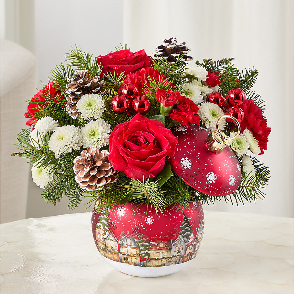Christmas Carols Ornament –  Moderna Flowers, Rosamond CA
