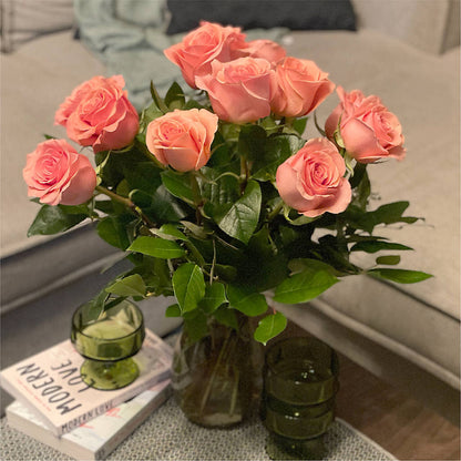 Long Stem Pink Rose Bouquet –  Moderna Flowers, Rosamond CA