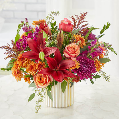 Burgundy Landscape Bouquet –  Moderna Flowers, Rosamond CA