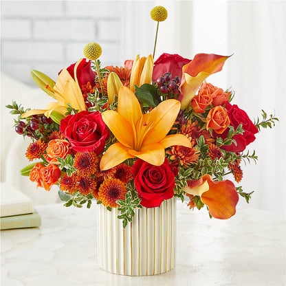 Scarlet Skies Bouquet –  Moderna Flowers, Rosamond CA