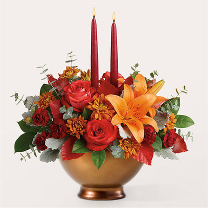 Fruits of Fall Centerpiece –  Moderna Flowers, Rosamond CA