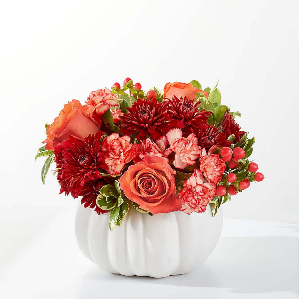 Autumn Air Pumpkin Bouquet –  Moderna Flowers, Rosamond CA