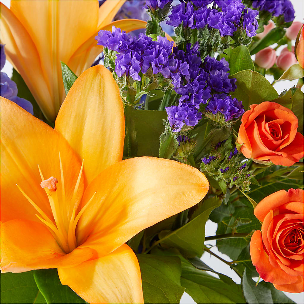 Radiant Citrus Bouquet –  Moderna Flowers, Rosamond CA