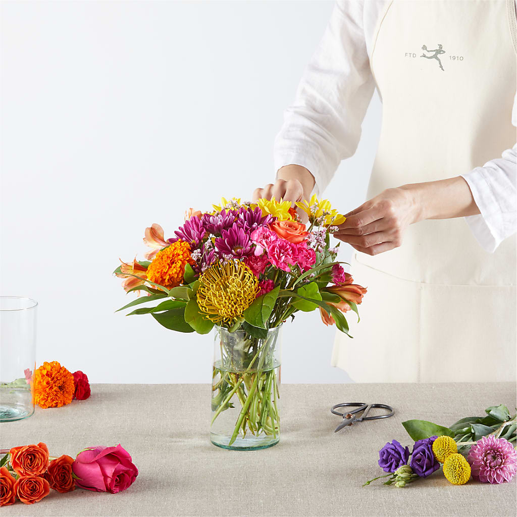 Feast of Color – A Florist Original –  Moderna Flowers, Rosamond CA