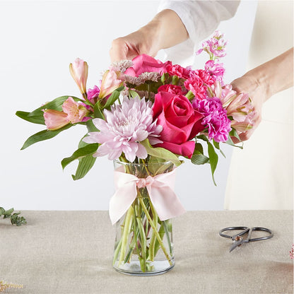 Pink Ribbon - A Florist Original –  Moderna Flowers, Rosamond CA